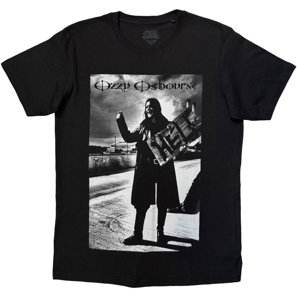 Ozzy Osbourne - Hell Photo Mens Tshirt - Black